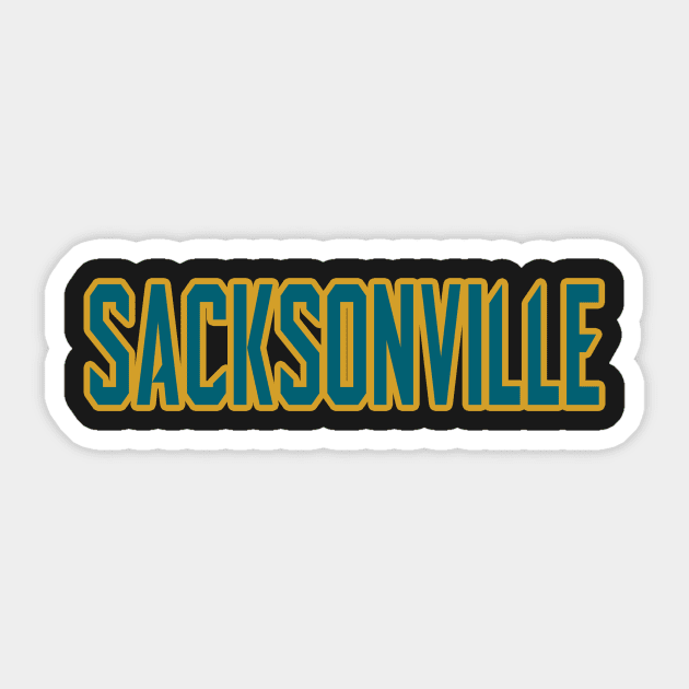 Welcome to Sacksonville! Sticker by OffesniveLine